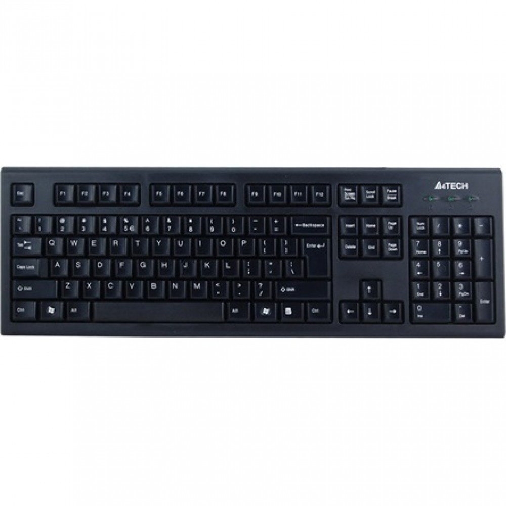 A4-Tech KR-85 Office USB billentyűzet Black US