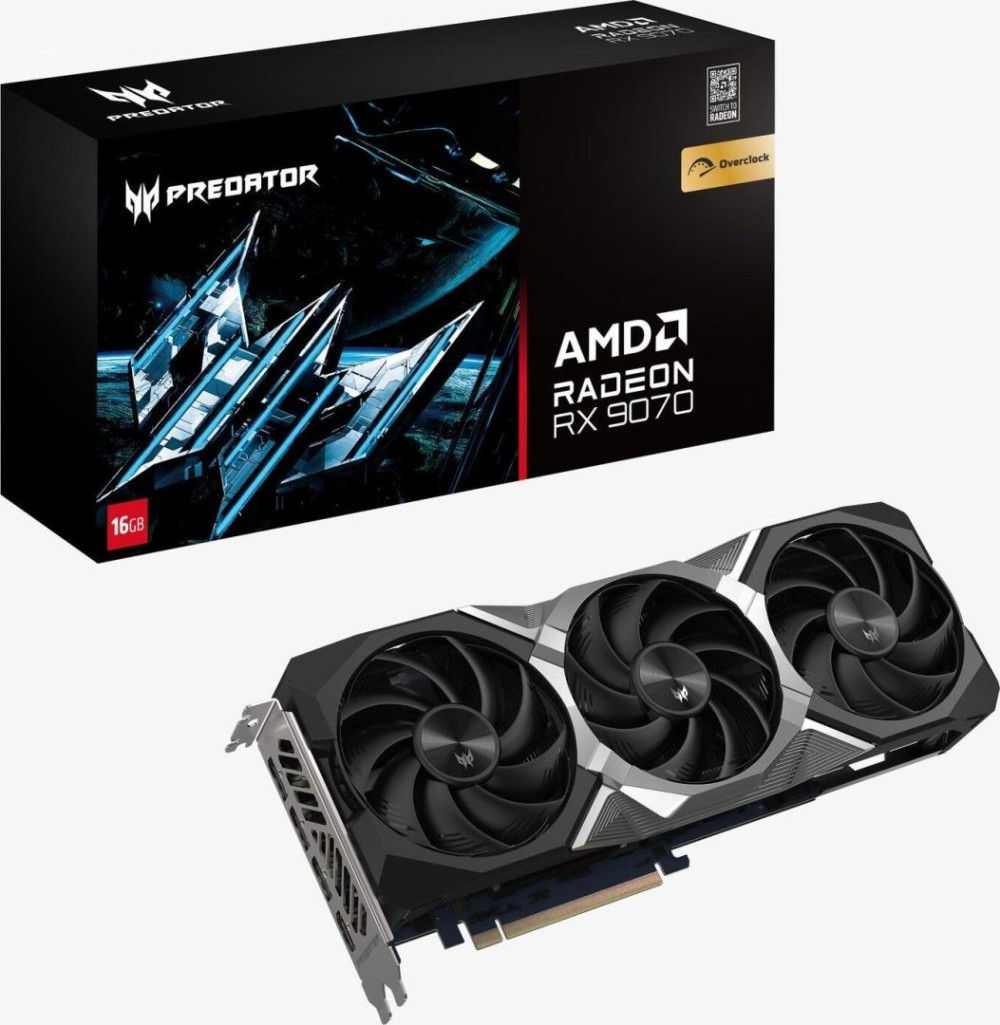 Acer RX9070 Predator BiFrost 16GB OC