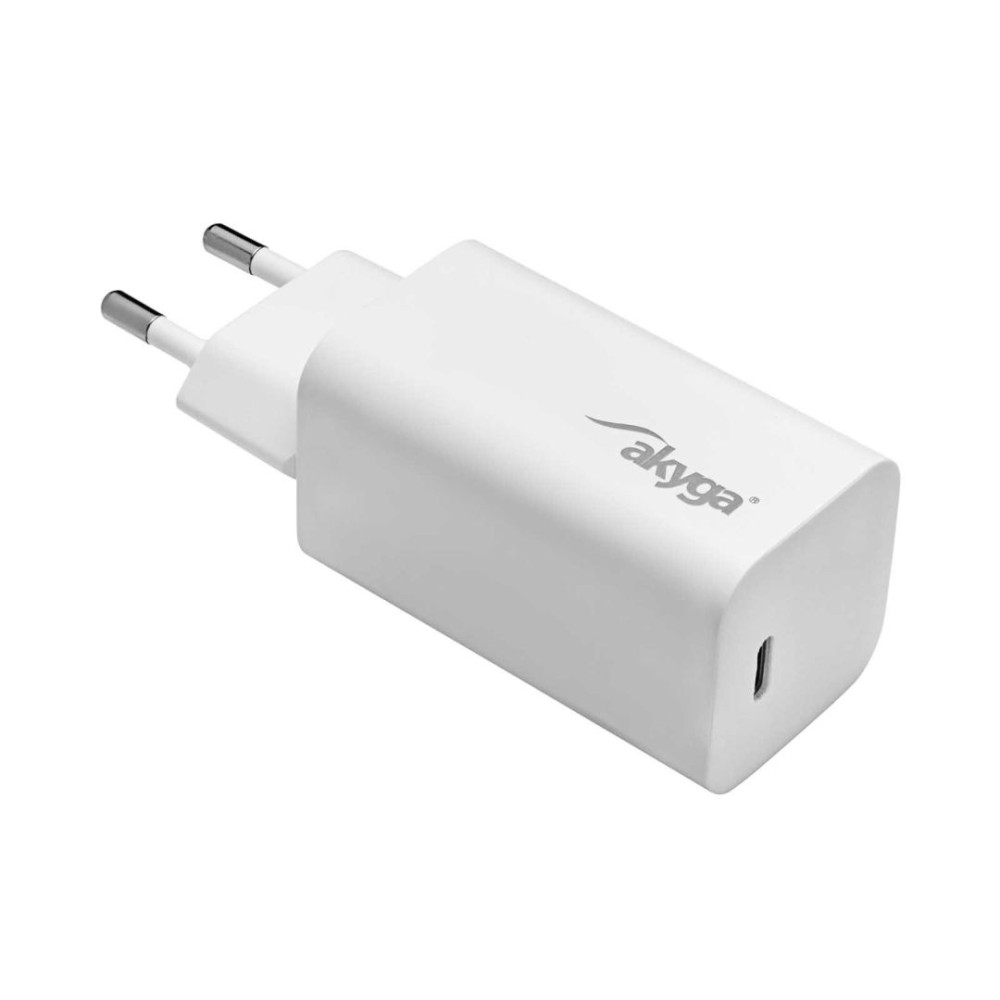 Akyga AK-CH-23 65W USB-C PD GaN Wall Charger White