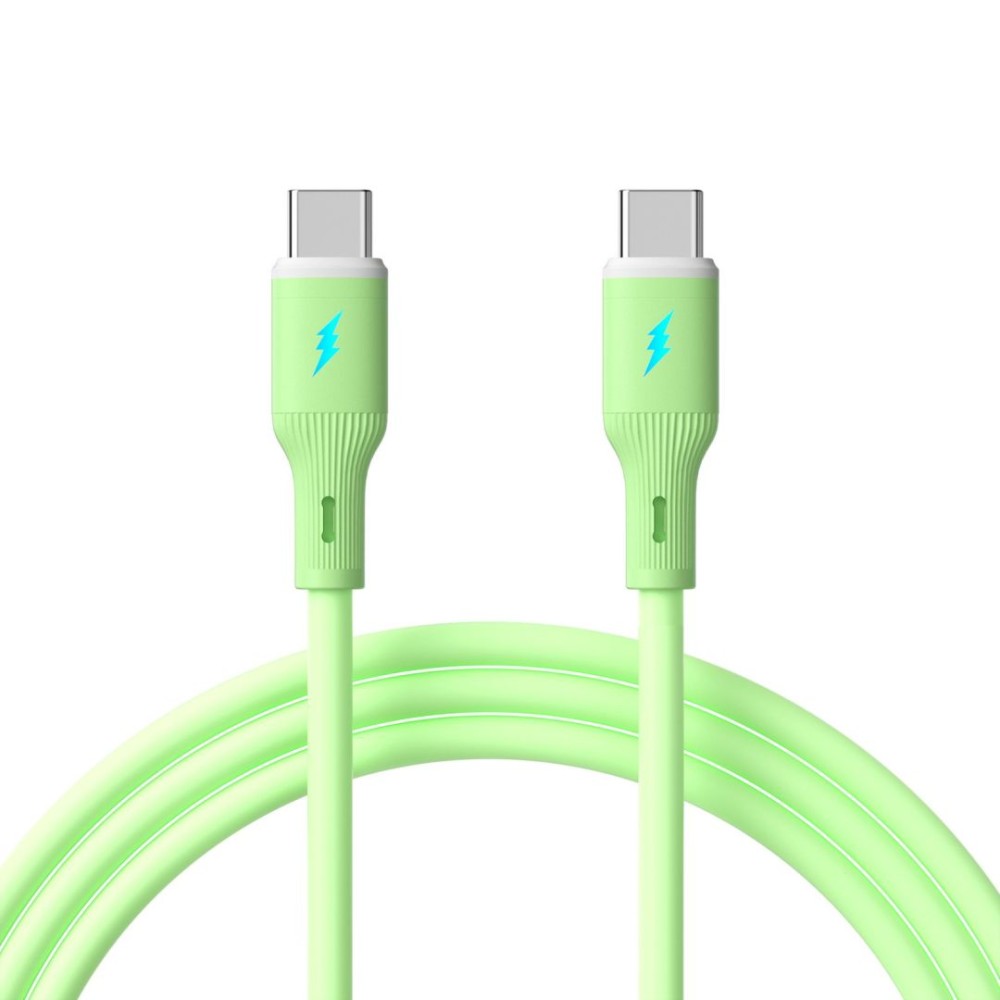 Akyga AK-USB-69 USB-C to USB-C 60W Cable 1m Green