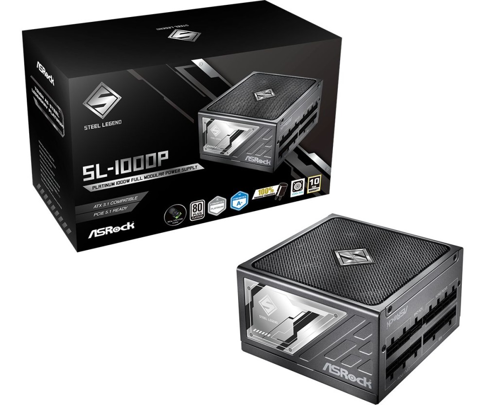 ASRock 1000W 80+ Platinum Steel Legend SL-1000P