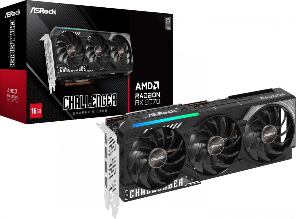 ASRock Radeon RX9070 Challenger 16GB