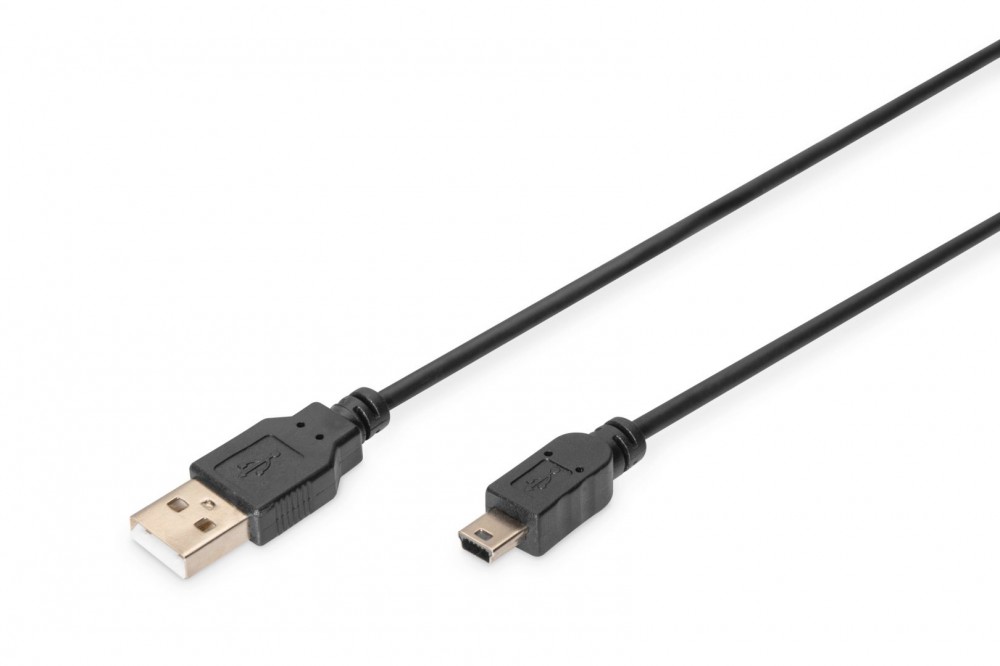 Assmann USB 2.0 connection cable, type A - mini B (5pin)
