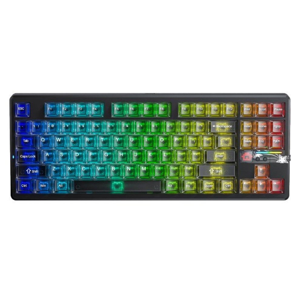 Aula F87 Pro V2 Gasket Gaming Wireless Bluetooth Mechanical Keyboard Black US
