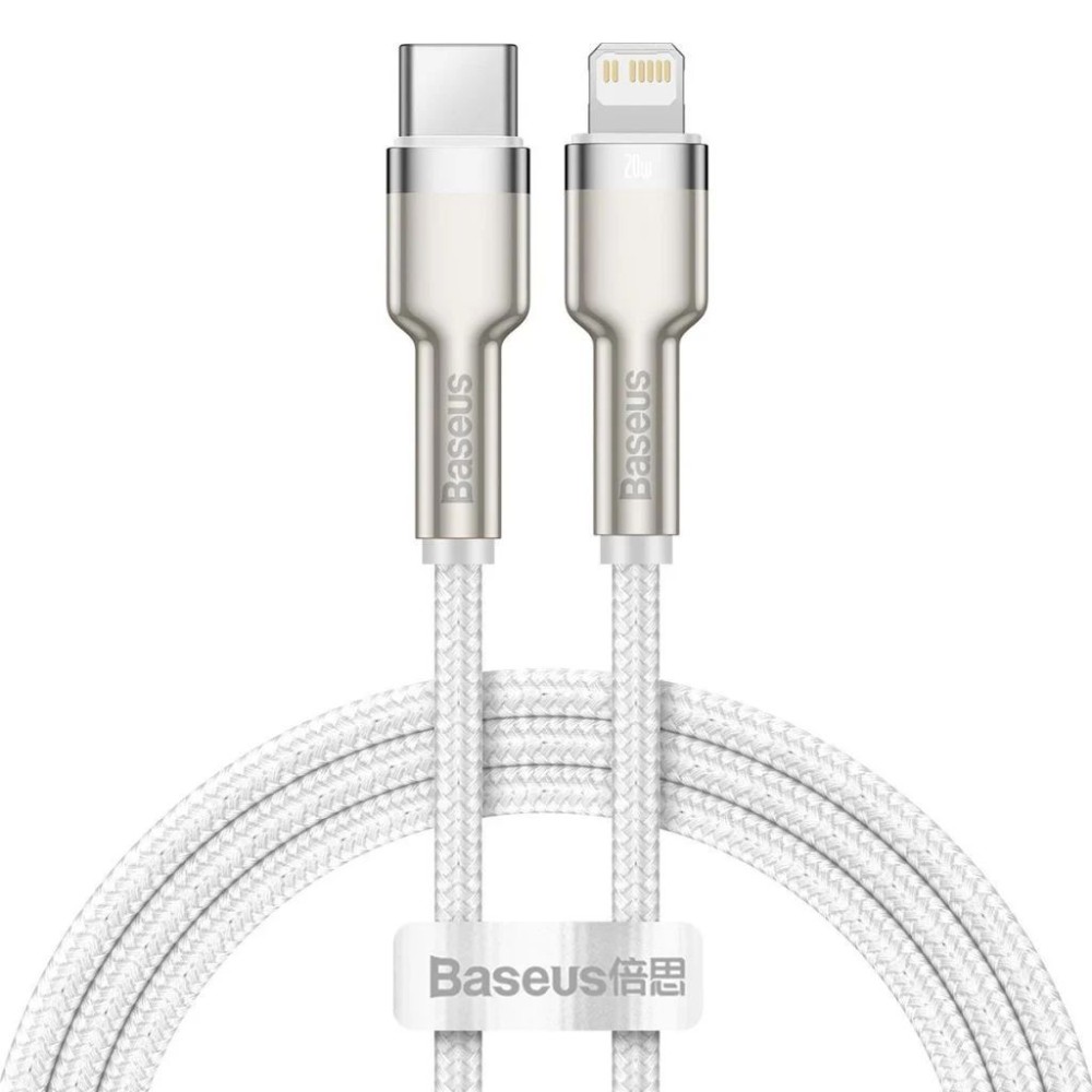 Baseus Cafule USB-C - Lightning Cable 20W 1m White