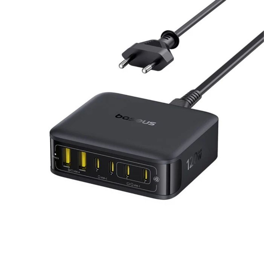 Baseus EnerFill FH21 Desktop Charging Station 4C+2U 120W Black