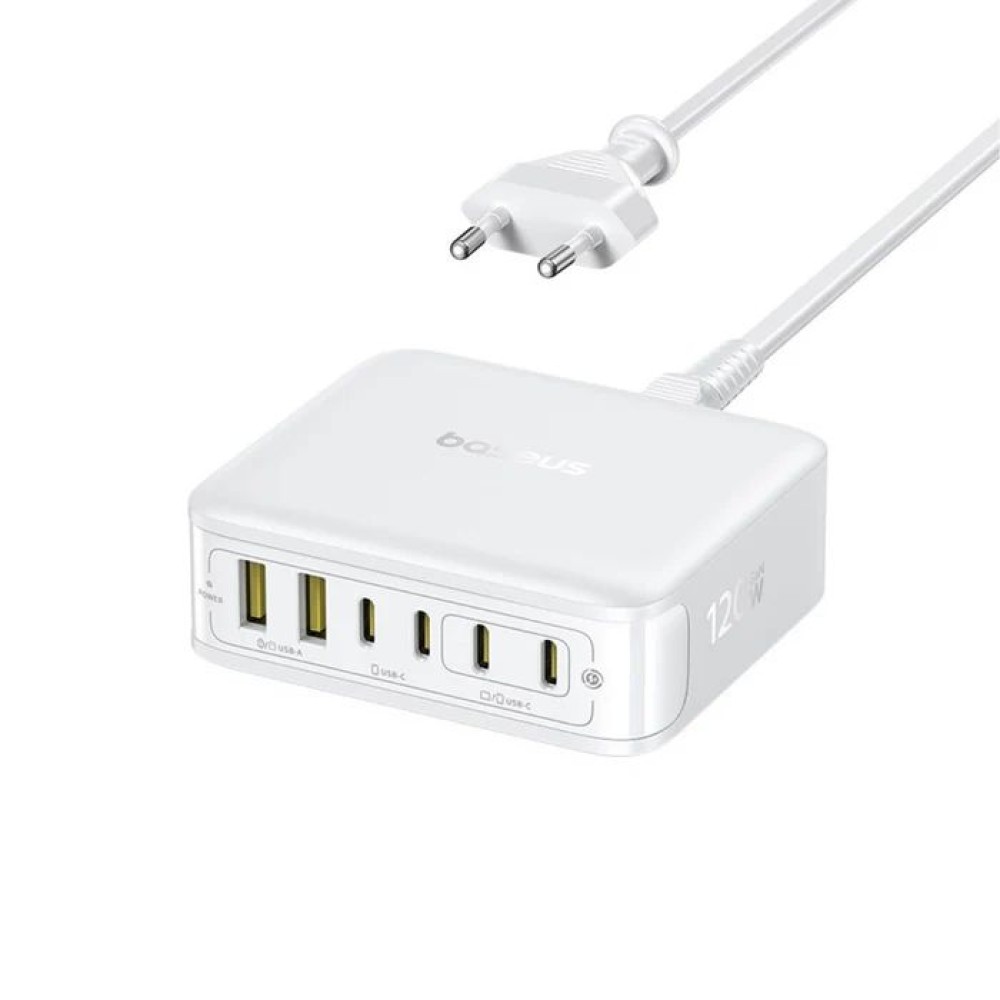 Baseus EnerFill FH21 Desktop Charging Station 4C+2U 120W White