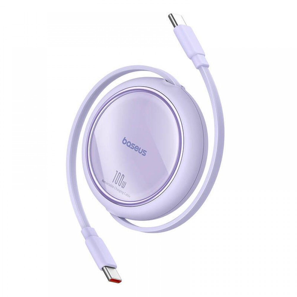 Baseus Free2Pull Retractable USB-C Cable 100W Purple