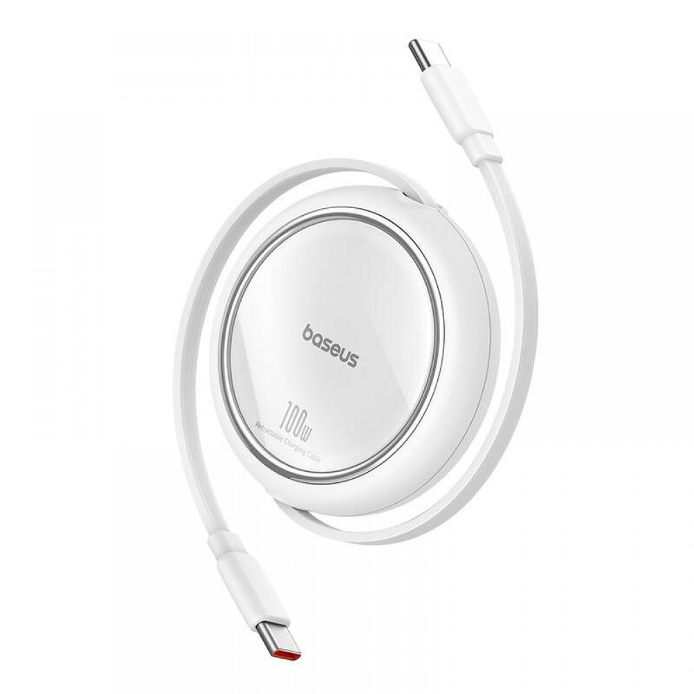 Baseus Free2Pull Retractable USB-C Cable 100W White