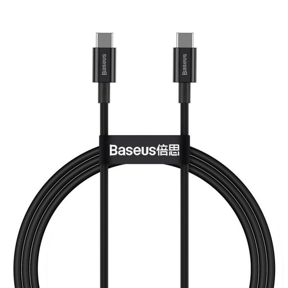 Baseus Superior USB-C - USB-C Cable 1m Black