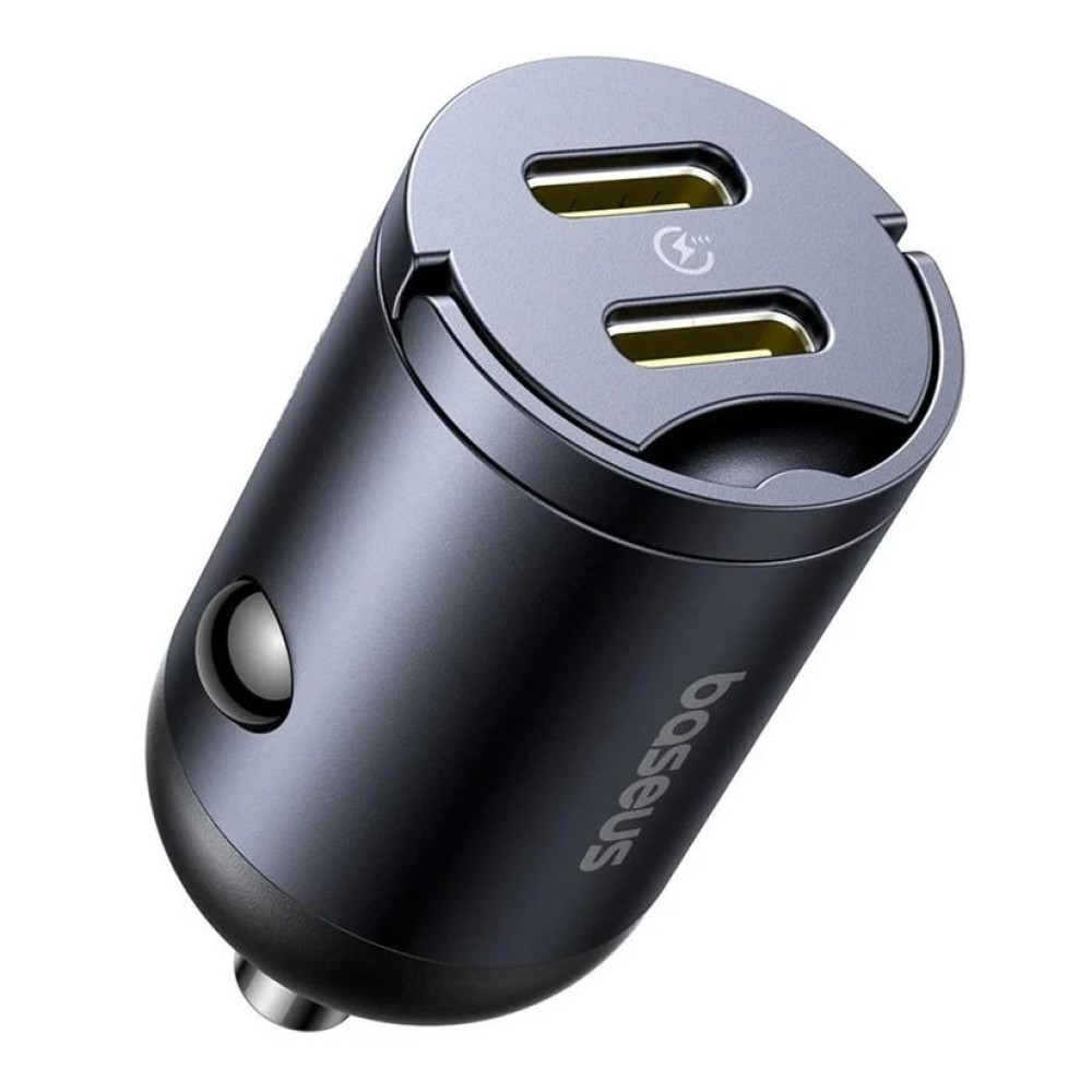 Baseus Tiny Star Mini 30W Car Charger Grey