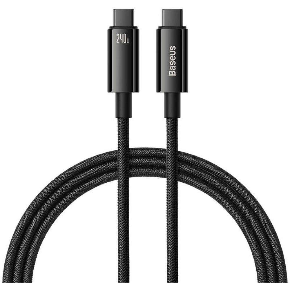 Baseus Tungsten Gold USB-C - USB-C 240W Cable 1m Black