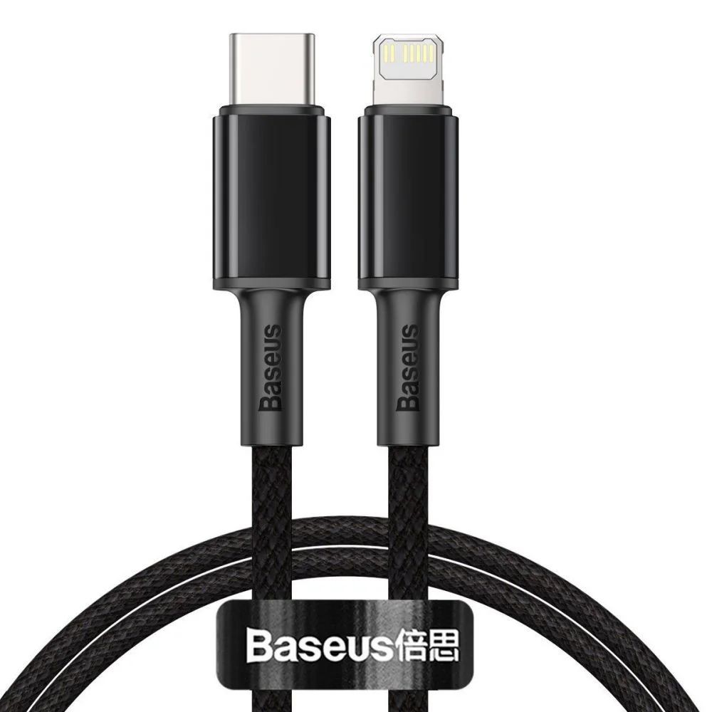 Baseus USB-C to Lightning Cable 1m Black
