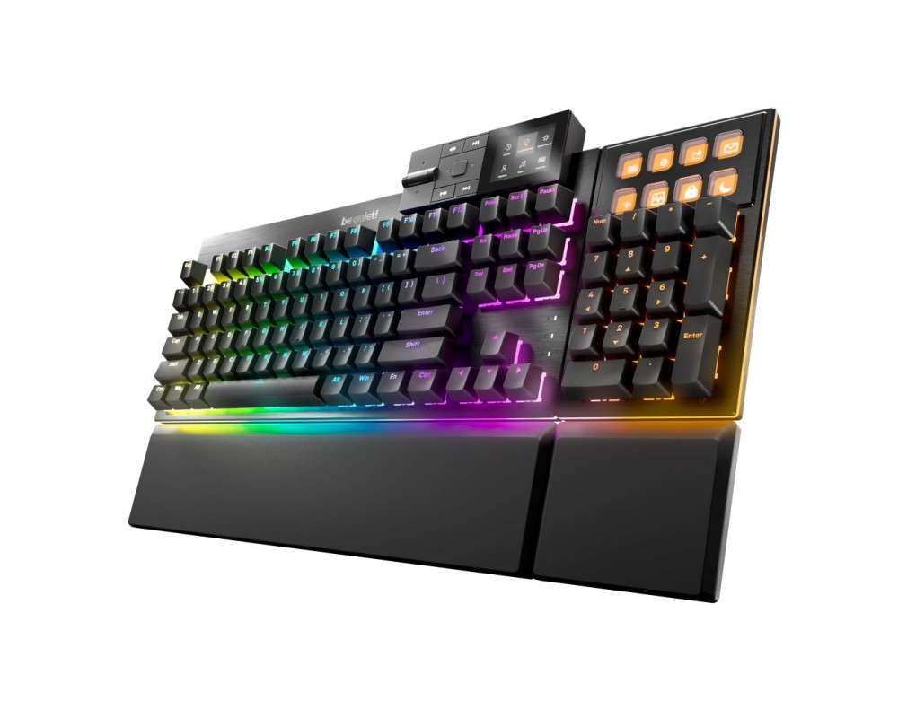Be quiet! Dark Mount Silent Lineare Gaming Keyboard Black US