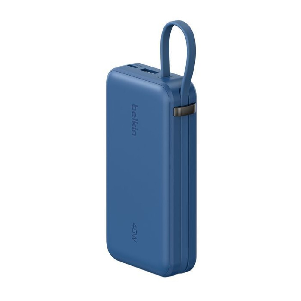 Belkin UltraCharge with Integrated Cable and Display 10000mAh Powerbank Blue