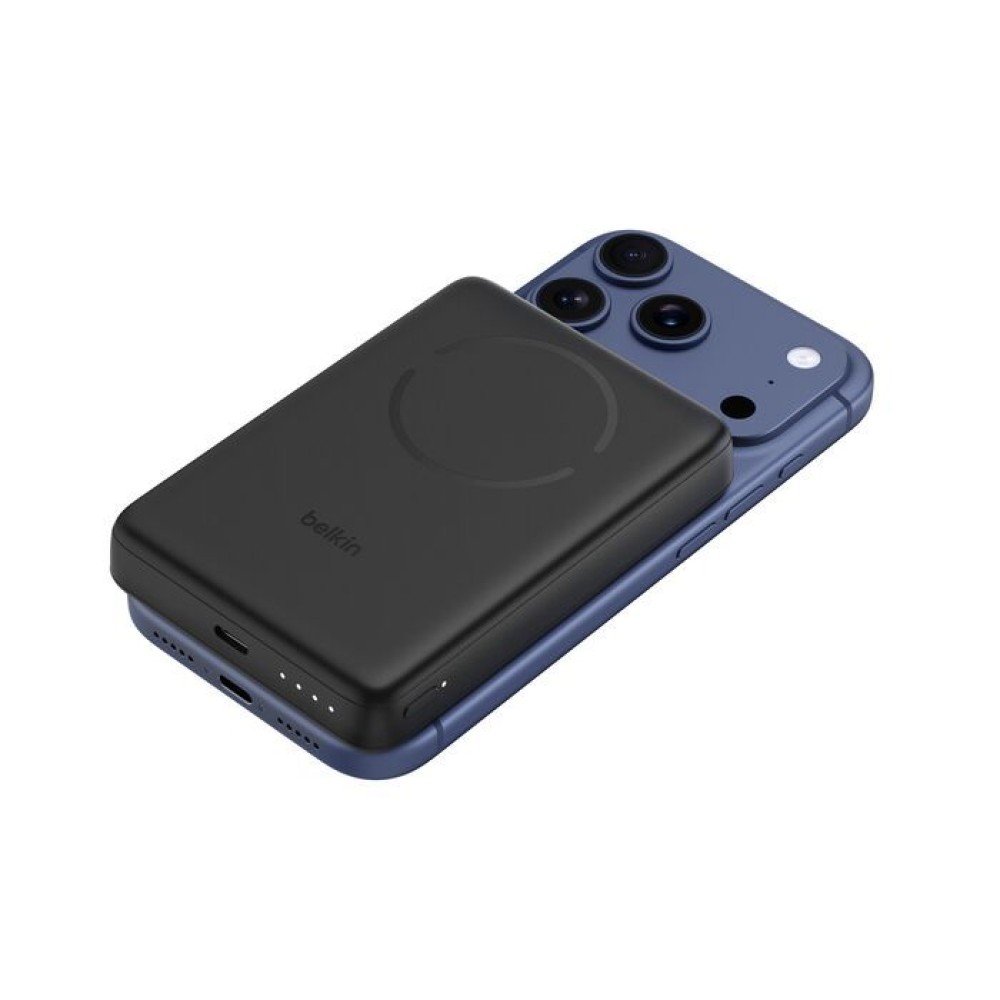 Belkin BoostCharge Slim Magnetic 10000mAh PowerBank with Qi2 Black