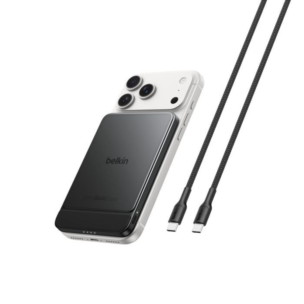 Belkin UltraCharge Pro Slim Magnetic 5000mAh PowerBank Black