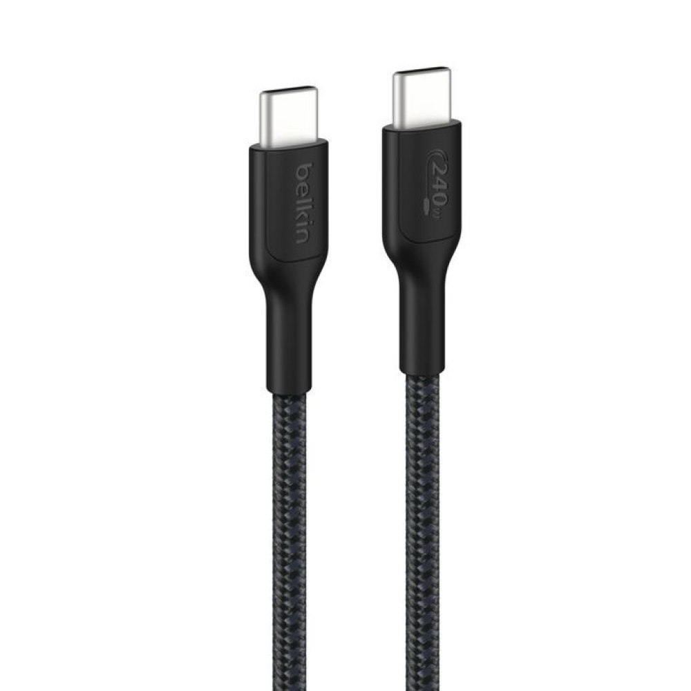 Belkin USB-C to USB-C Braided Cable 240W 1m Black