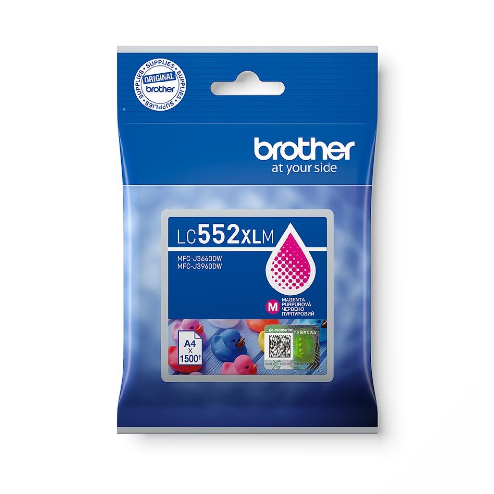Brother LC552XLM Magenta tintapatron