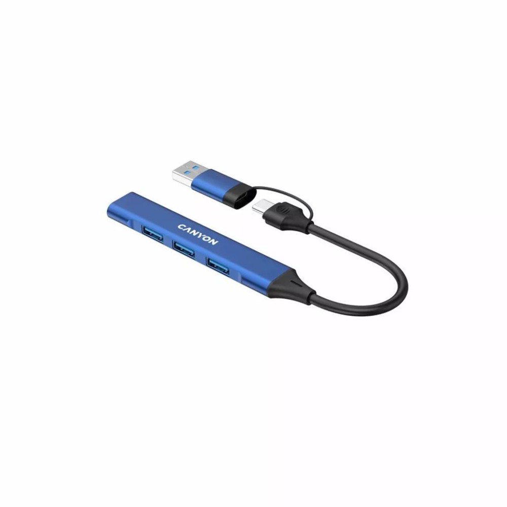 Canyon CNS-TDS02BL 4-portos USB2.0 HUB Blue