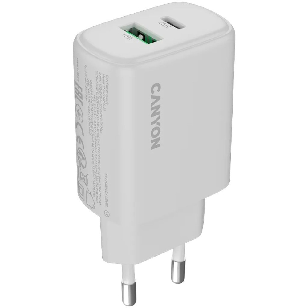 Canyon OnCharge 250 25W Wall Charger White
