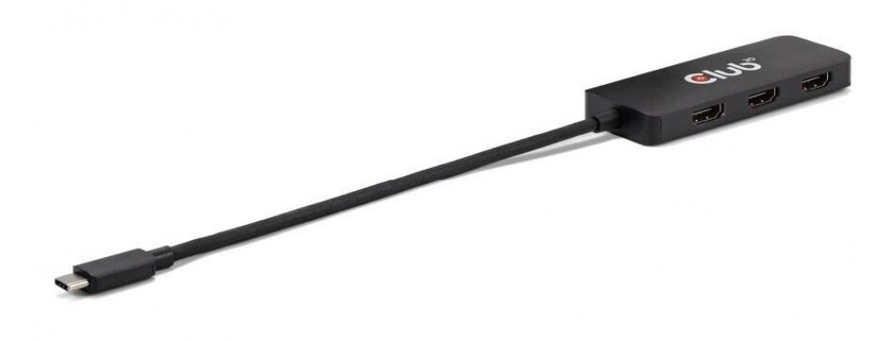 Club3D USB Type-C to Triple HDMI Docking Station Black