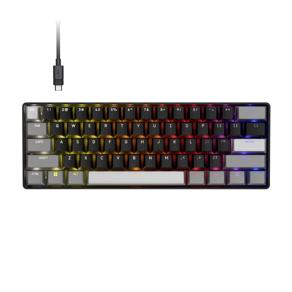 Corsair Clipper Pro Mini 60 Hall Effect Gaming Keyboard Black US