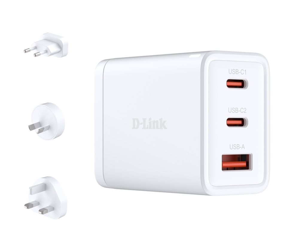 D-Link DCP-651 65W GaN Charger White