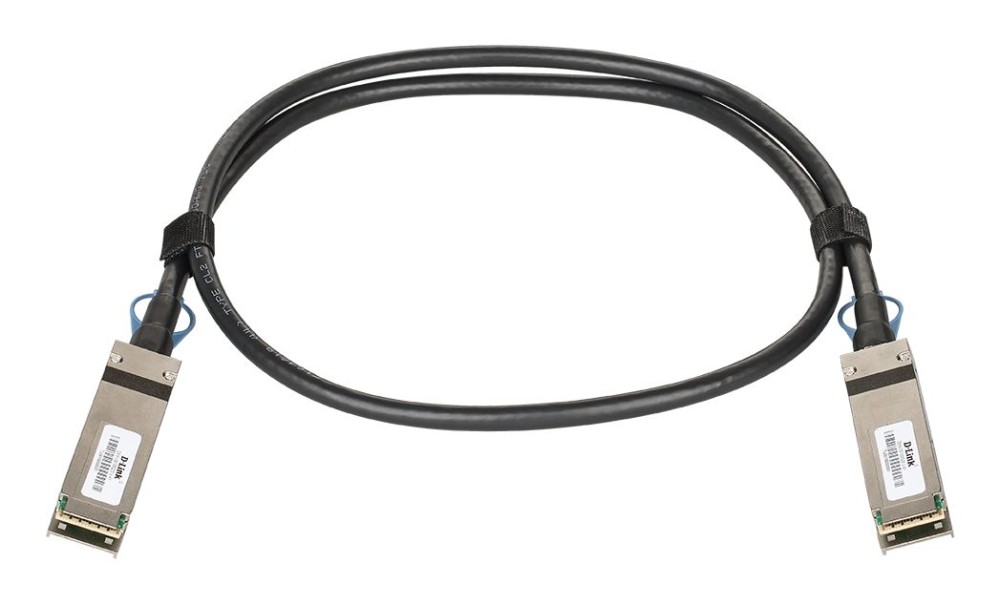 D-Link DEM-CB100Q28 100G QSFP28 to QSFP28 1 m Direct Attach Stacking Cable