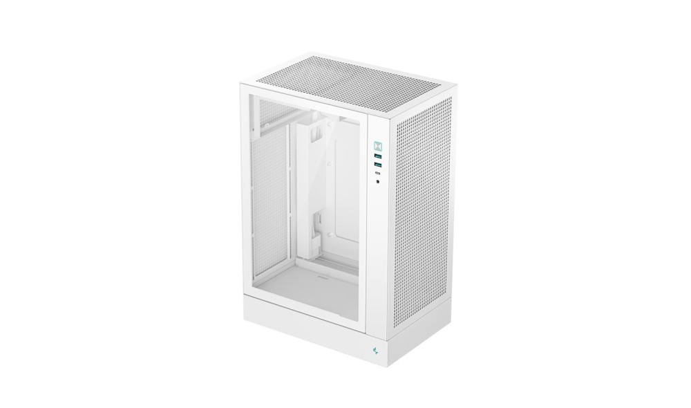 DeepCool CH170 Plus Tempered Glass White