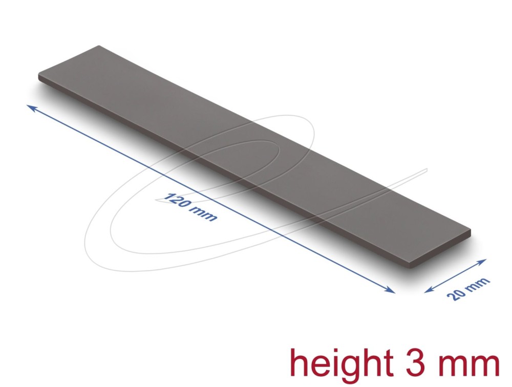 DeLock 18471 120x20x3mm Hővezető lap (1lap/csomag)