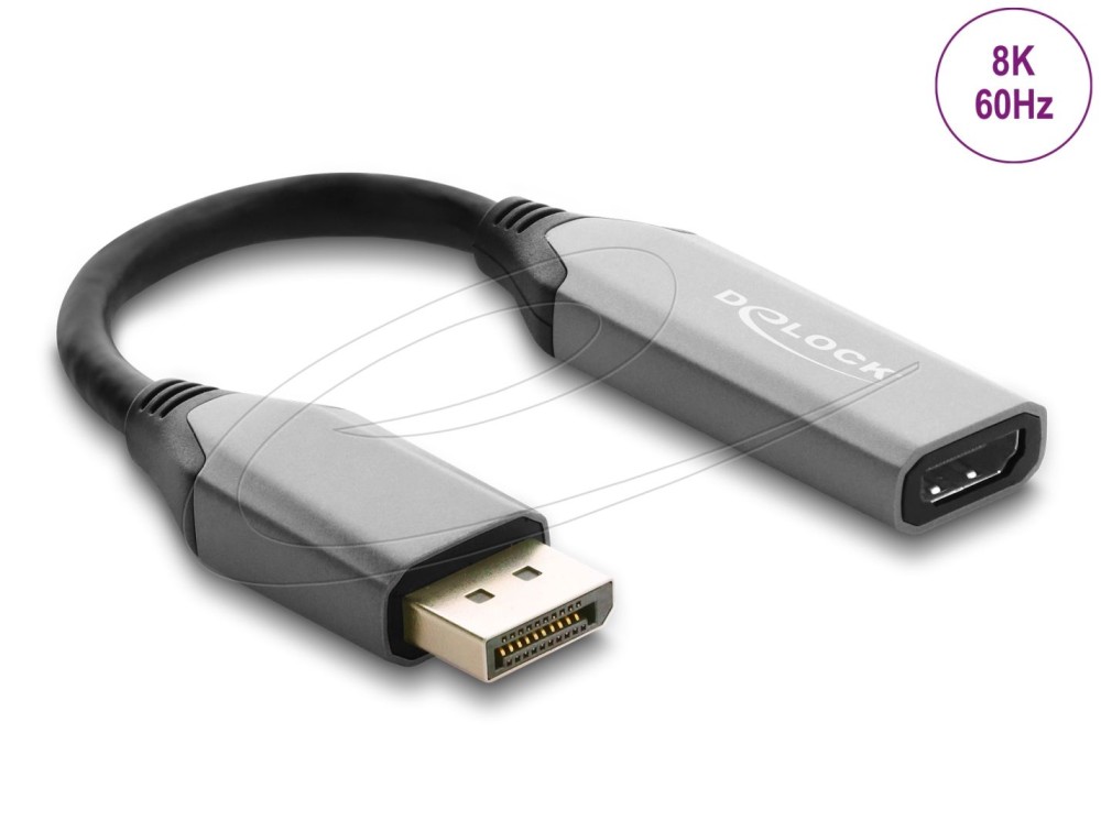 DeLock Active DisplayPort 1.4 to HDMI Adapter 8K with HDR function