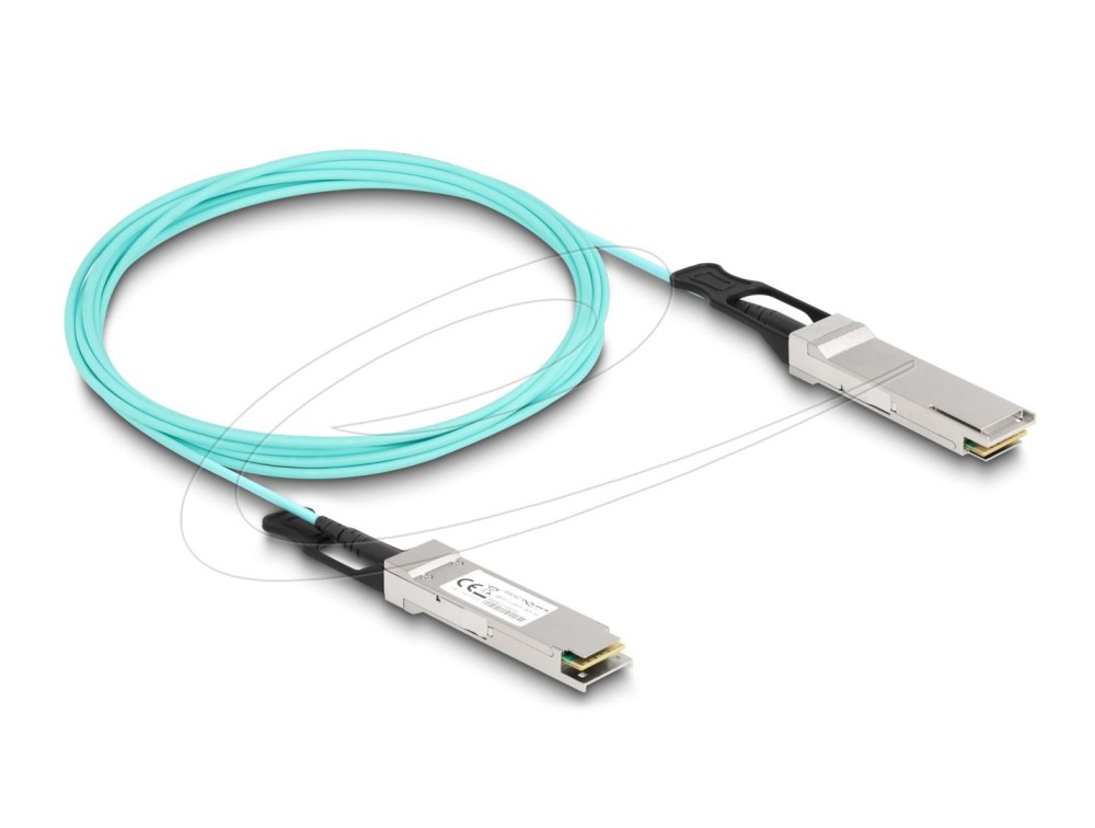 DeLock Active Optical Cable QSFP+ 3m Blue
