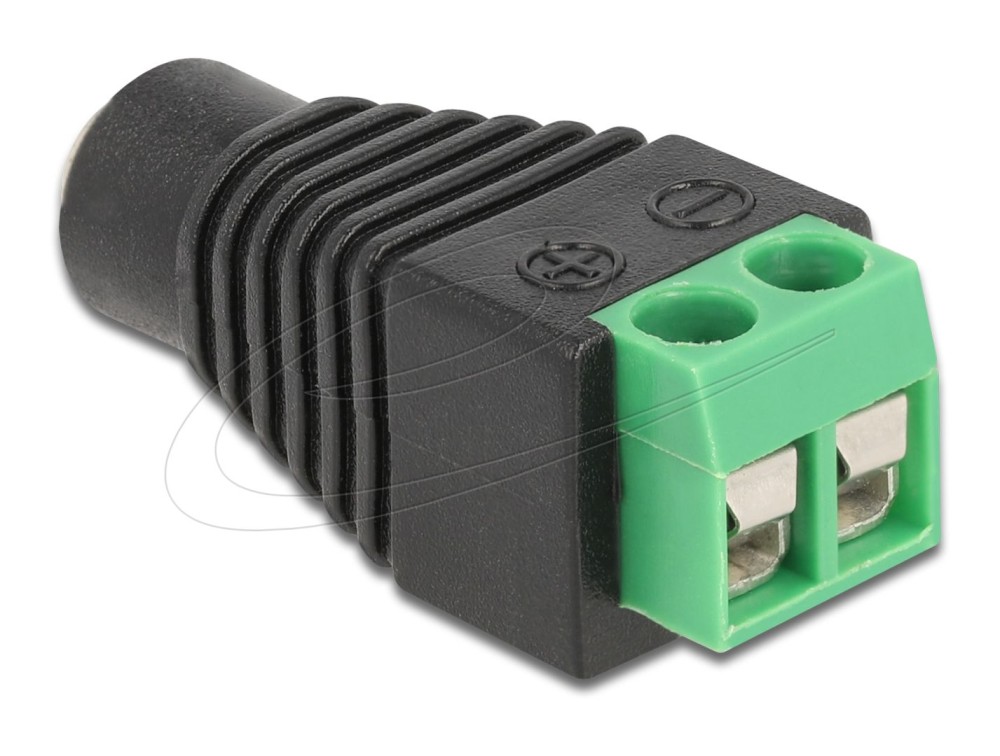 DeLock Adapter DC 1.35 x 3.5 mm female > Terminal Block 2 pin