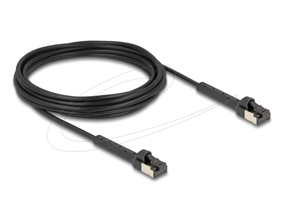 DeLock CAT6A U-FTP Patch Cable 5m Black