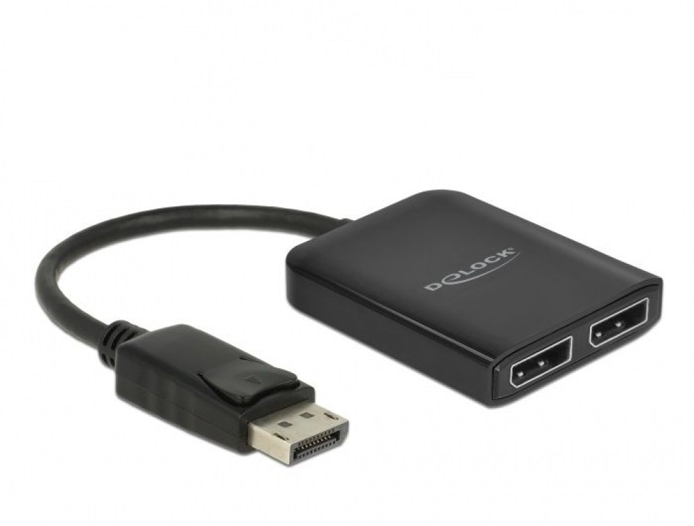 DeLock DisplayPort 1.4 Splitter 1 x DisplayPort to 2 x DisplayPort MST