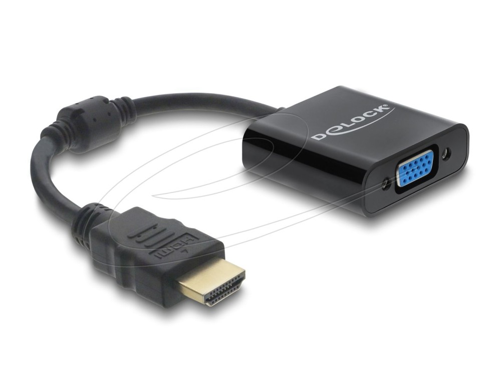 DeLock HDMI to VGA Adapter Black