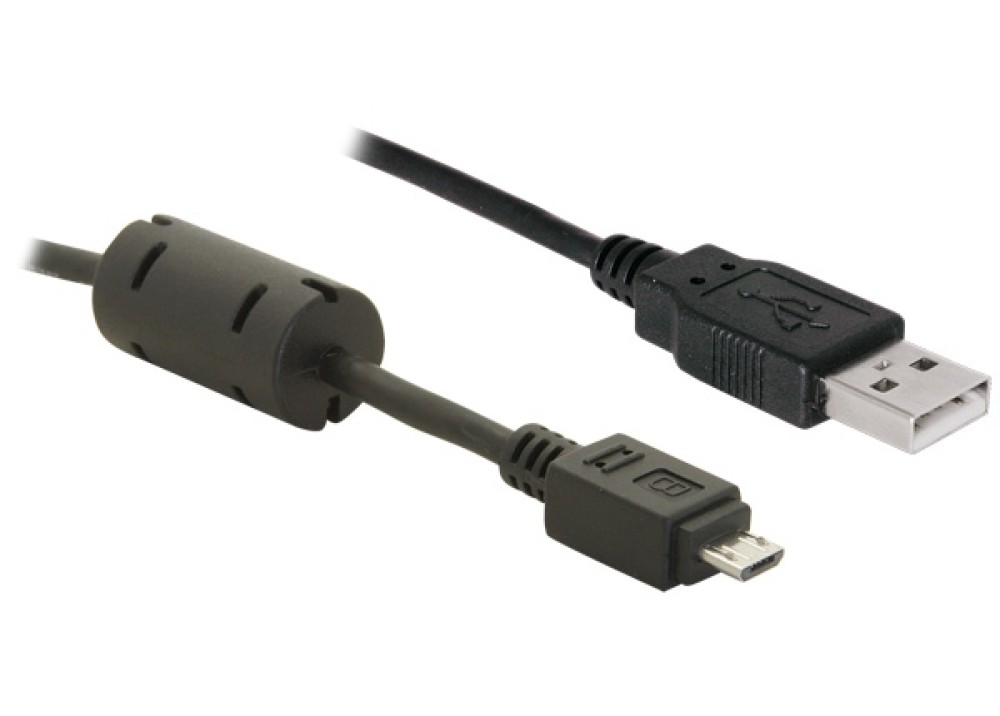 DeLock USB2.0A apa -  Micro-B USB  apa kábel, 1m