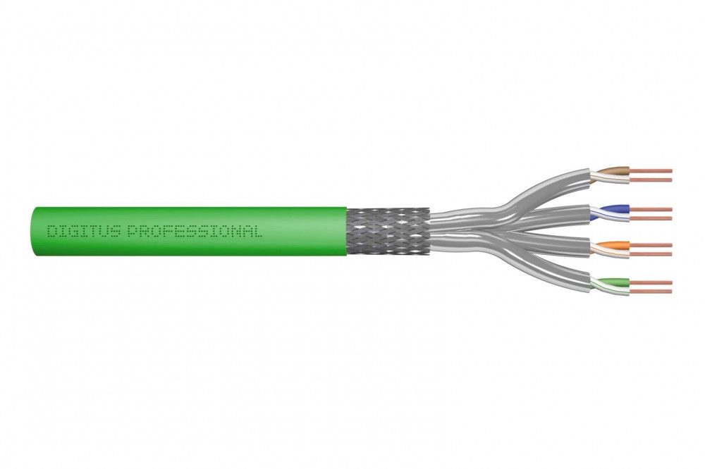 Digitus CAT8.2 S-FTP Installation Cable 500m Green