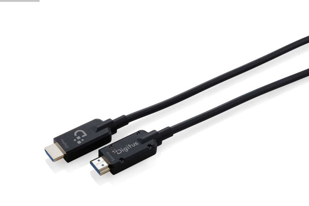 Digitus HDMI AOC Hybrid Fiber Optic Cable armored UHD 8K 50m Black