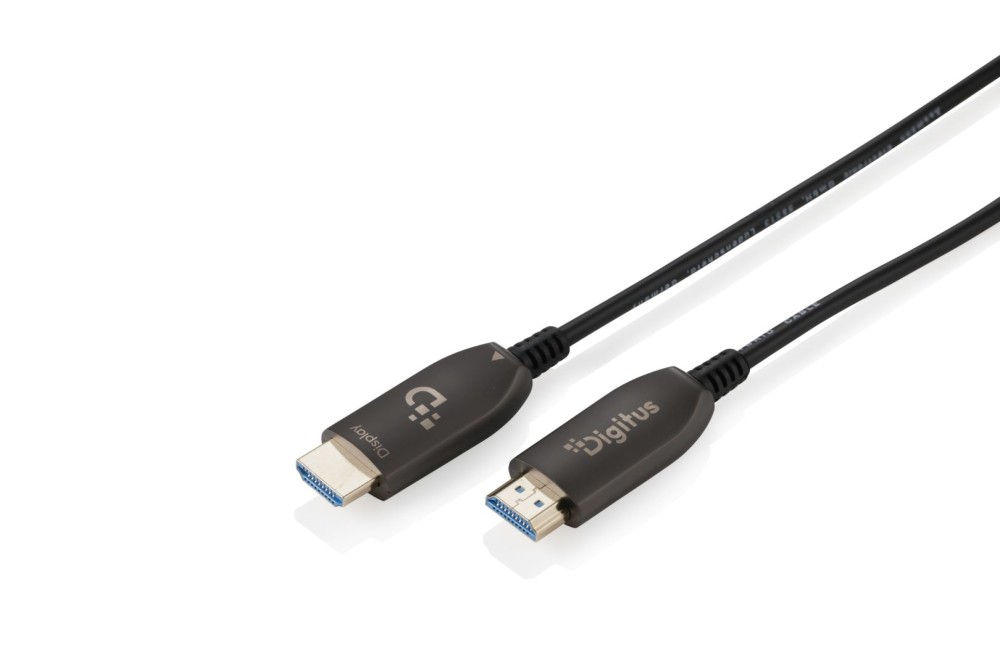 Digitus HDMI AOC Hybrid Fiber Optic Cable UHD 8K 80m Black