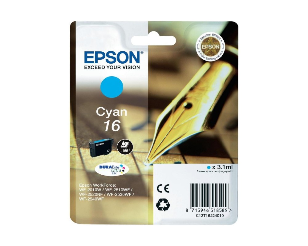 Epson T1622 (16) Cyan