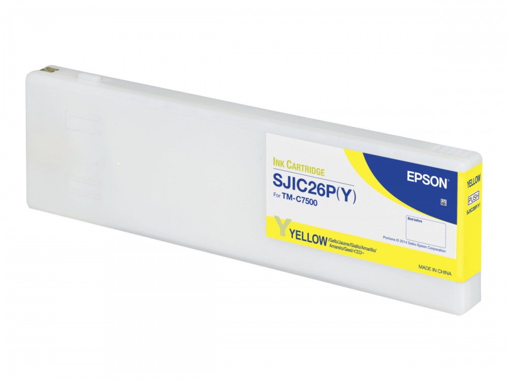 Epson SJIC26P Yellow tintapatron