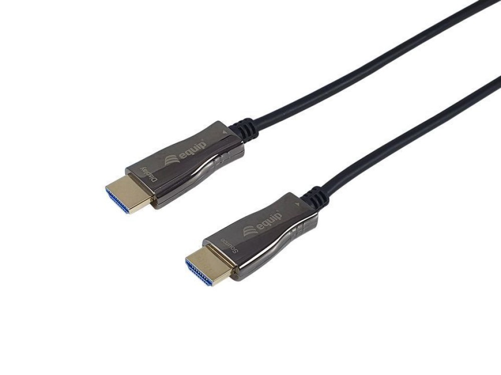EQuip HDMI 2.0 Active Optical Cable AM/AM 20m 4K/60Hz Black