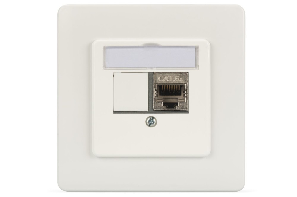 Digitus Face plate for Keystone Jacks, 2x RJ45