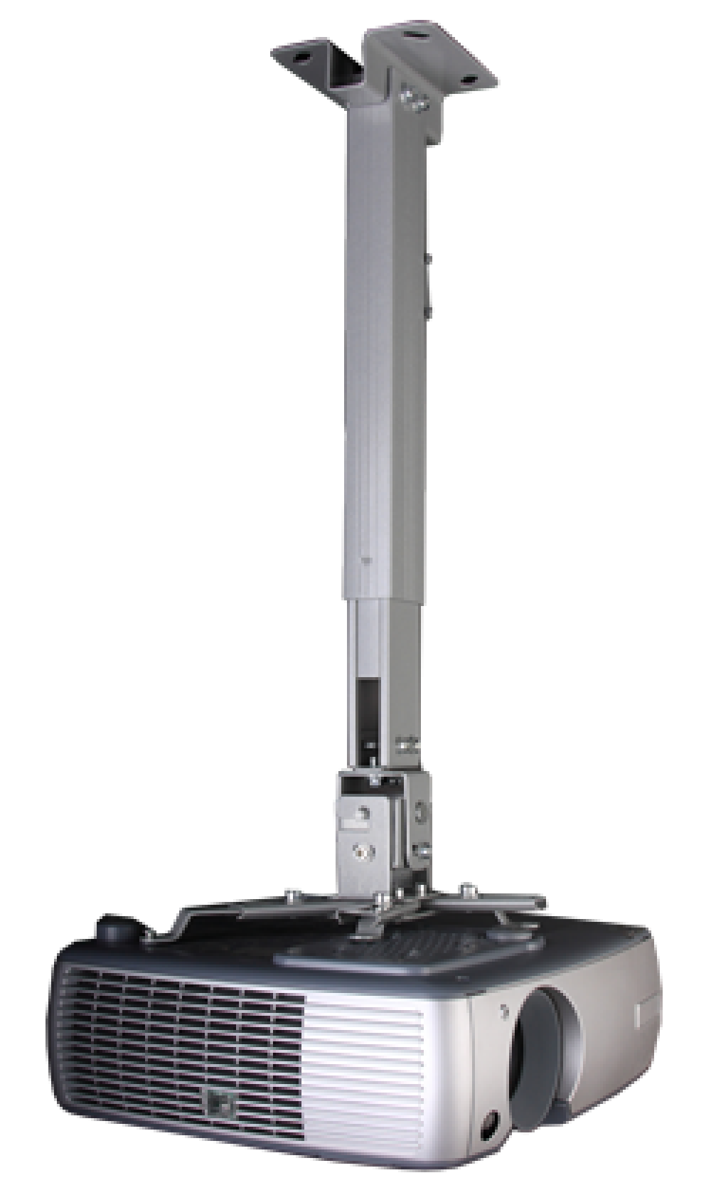 Funscreen ceiling mount length 430-650mm WHITE