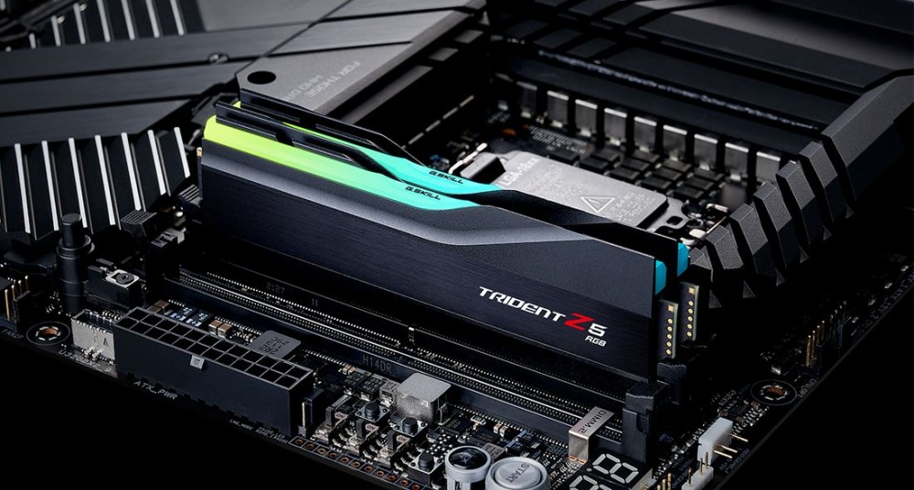 G.SKILL 64GB DDR5 6000MHz Kit(2x32GB) Trident Z5 RGB Matte Black