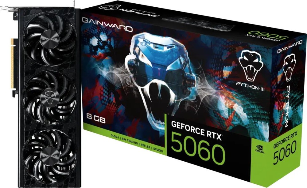 Gainward GeForce RTX5060 8GB DDR7 Python III
