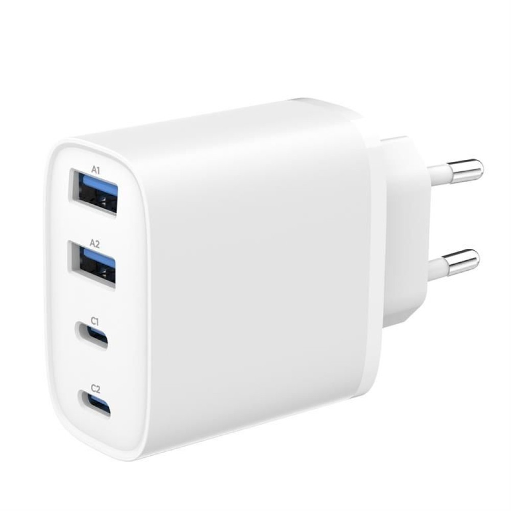 Gembird 4-port 40W GaN USB PowerDelivery fast charger White