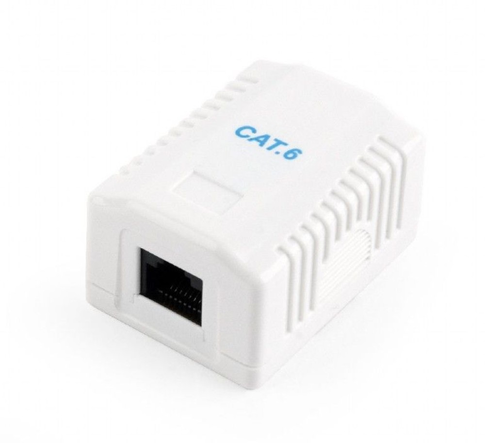 Gembird CAT6 UTP single port surface mount box